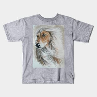 Afghan Hound Kids T-Shirt